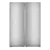 Liebherr XRFsf5245 American Side by Side Fridge Freezer - Silver