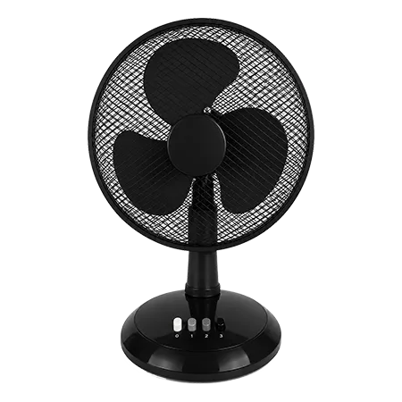 Luxurious Living 12INCHDESKFANB 12 Inch Desk Fan - Black