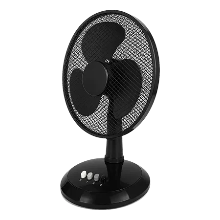 Luxurious Living 12INCHDESKFANB 12 Inch Desk Fan - Black