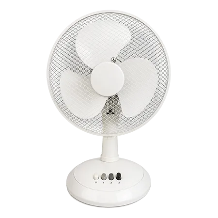 Luxurious Living 12INCHDESKFANW 12 Inch Desk Fan - White