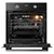 Midea MBO65M90D2-BK Multifunction Built In Single Oven - Black
