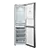 Midea MDRB379FGD02 60/40 Total No Frost Fridge Freezer - Silver
