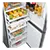 Midea MDRB379FGD02 60/40 Total No Frost Fridge Freezer - Silver