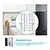 Midea MDRB379FGD30 54.7cm 60/40 Total No Frost Fridge Freezer - Black