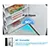 Midea MDRB379FGD30 54.7cm 60/40 Total No Frost Fridge Freezer - Black