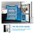 Midea MDRB379FGD30 54.7cm 60/40 Total No Frost Fridge Freezer - Black