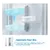 Midea MDRB424FGC01I 70/30 Total No Frost Fridge Freezer  - White