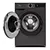 Midea MF110W100BA10TU 10kg 1400 Spin Washing Machine - Graphite