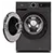 Midea MF110W80BA10TUK 8kg 1400 Spin Washing Machine - Graphite