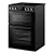 Midea MFO24EME4R118-B 60cm Double Oven Cooker with Ceramic Hob - Black