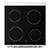 Midea MFO24EME4R118-W 60cm Double Oven Cooker with Ceramic Hob - White