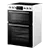 Midea MFO24EME4R118-W 60cm Double Oven Cooker with Ceramic Hob - White