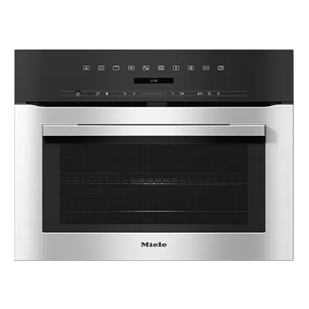 Miele H7140BM Compact microwave combination oven stainless steel