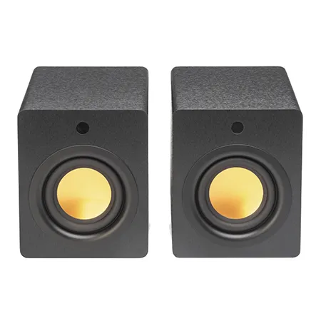 Mitchell Acoustics USTREAMCUBE Active Stereo Wireless Speakers - Black