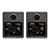 Mitchell Acoustics USTREAMCUBE Active Stereo Wireless Speakers - Black
