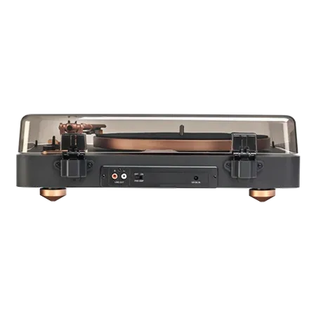Mitchell Acoustics USTREAMGROOVE Turntable with Speakers - Black