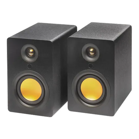 Mitchell Acoustics USTREAMONE Active Stereo Wireless Speakers - Black