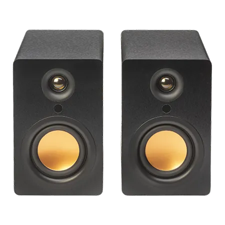 Mitchell Acoustics USTREAMONE Active Stereo Wireless Speakers - Black
