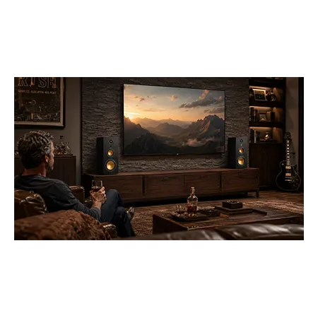 Mitchell Acoustics USTREAMTHREE Three Active Stereo Wireless Speakers - Black