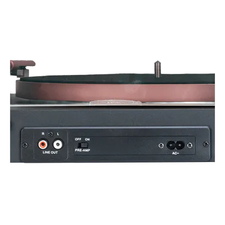 Mitchell Acoustics USTREAMTT1 Bluetooth Vinyl Turntable - Black and Rose Gold