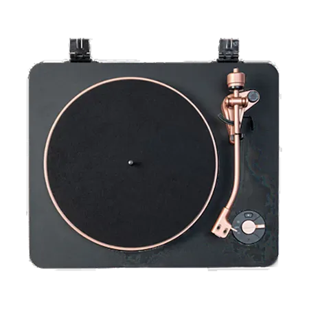 Mitchell Acoustics USTREAMTT1 Bluetooth Vinyl Turntable - Black and Rose Gold