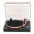 Mitchell Acoustics USTREAMTT1 Bluetooth Vinyl Turntable - Black and Rose Gold