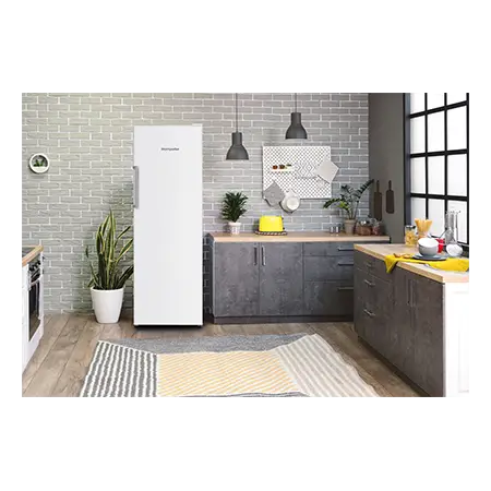 Montpellier MDATLF170W Tall Larder Fridge - White)