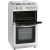 Montpellier MDG500LW 50cm Gas Double Oven cooker in White