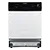 Montpellier MDI655K Semi-Integrated 60cm Dishwasher Black