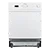 Montpellier MDI655W Semi Integrated 60cm Dishwasher White