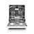 Montpellier MDWD1464W 60cm Freestanding Dishwasher in White