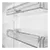 Montpellier MNF167EW Freestanding 50 50 No Frost Fridge Freezer in White