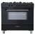 Montpellier MR91DFMK 90cm Range Cooker - Dual Fuel, in Black Colour with 32amp hardwired conection 