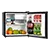 Montpellier MTTR43K Table top Refrigerator in black