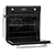 Montpellier SFO74B Electric Double Oven Black