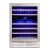 Montpellier WS46SDX 46 Bottle Wine Cooler Wine Cooler in Stainless Steel