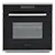 Montpellier SFO73B Electric Single Oven BlackStainless Steel