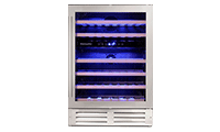 Montpellier WS46SDX 46 Bottle Wine Cooler Wine Cooler in Stainless Steel