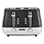 Morphy Richards 243020 Cassini 4-Slice Toaster Moonless Night - Black