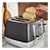 Morphy Richards 243020 Cassini 4-Slice Toaster Moonless Night - Black