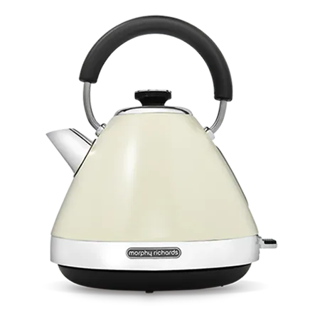 Morphy Richards 100132 1.5 Litres Venture Pyramid Rapid Boil Kettle - Cream Morphy Richards 100132 1.5 Litres Venture Pyramid Rapid Boil Kettle - Cream
