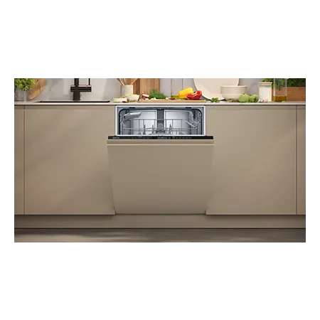 NEFF S153HKX06G 60 cm fully Built In Dishwasher, Stainless steel