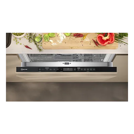 NEFF S153HKX06G 60 cm fully Built In Dishwasher, Stainless steel
