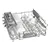 NEFF S153HKX06G 60 cm fully Built In Dishwasher, Stainless steel