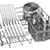 NEFF S153HKX06G 60 cm fully Built In Dishwasher, Stainless steel
