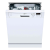 NEFF S41E50W1GB Dishwasher with 12 place settings in White Semi-Integrated
