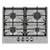 NEFF T26CIP8N0 58.2cm Gas Hob in Stainless Steel Colour