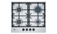 NEFF T26DS49N0 60cm Gas Hob with Cast Iron Pan Supports