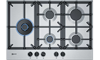 NEFF T27DS79N0 75cm 5 BurnerWok Gas Hob with Cast Iron Pan Supports