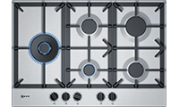 NEFF T27DS79N0 75cm 5 BurnerWok Gas Hob with Cast Iron Pan Supports